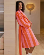 HOMMEY Robe - Sherbet Stripes