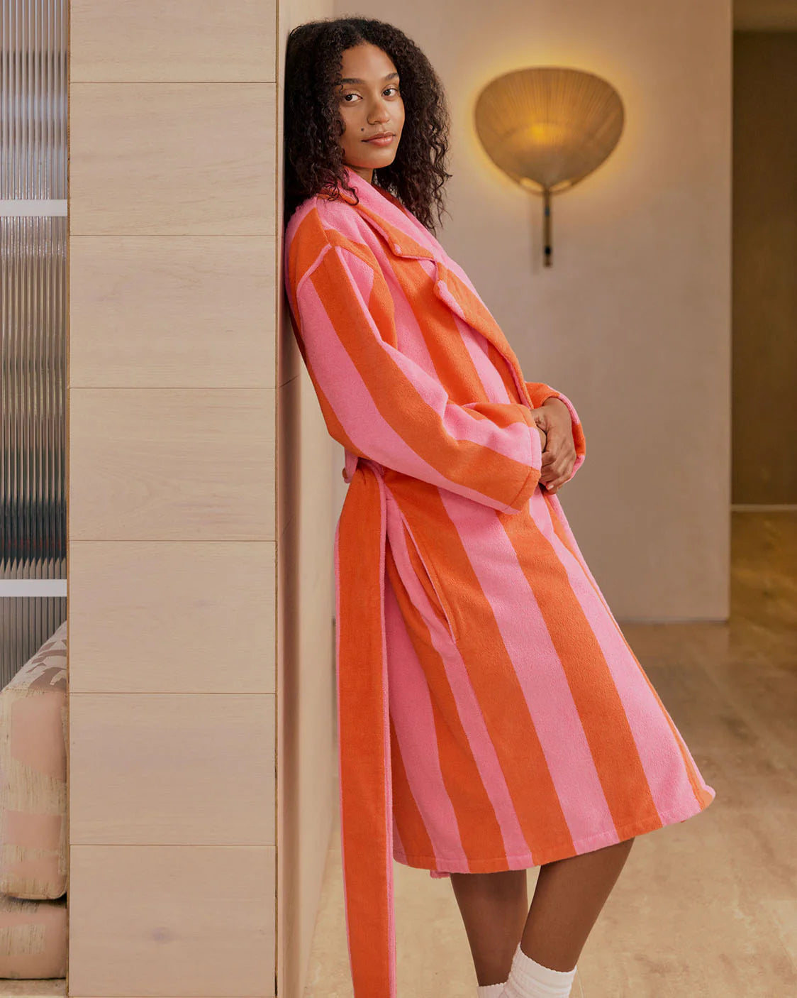 HOMMEY Robe - Sherbet Stripes