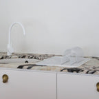 DESIGNSTUFF Dish Drainer, White (Set of 2)