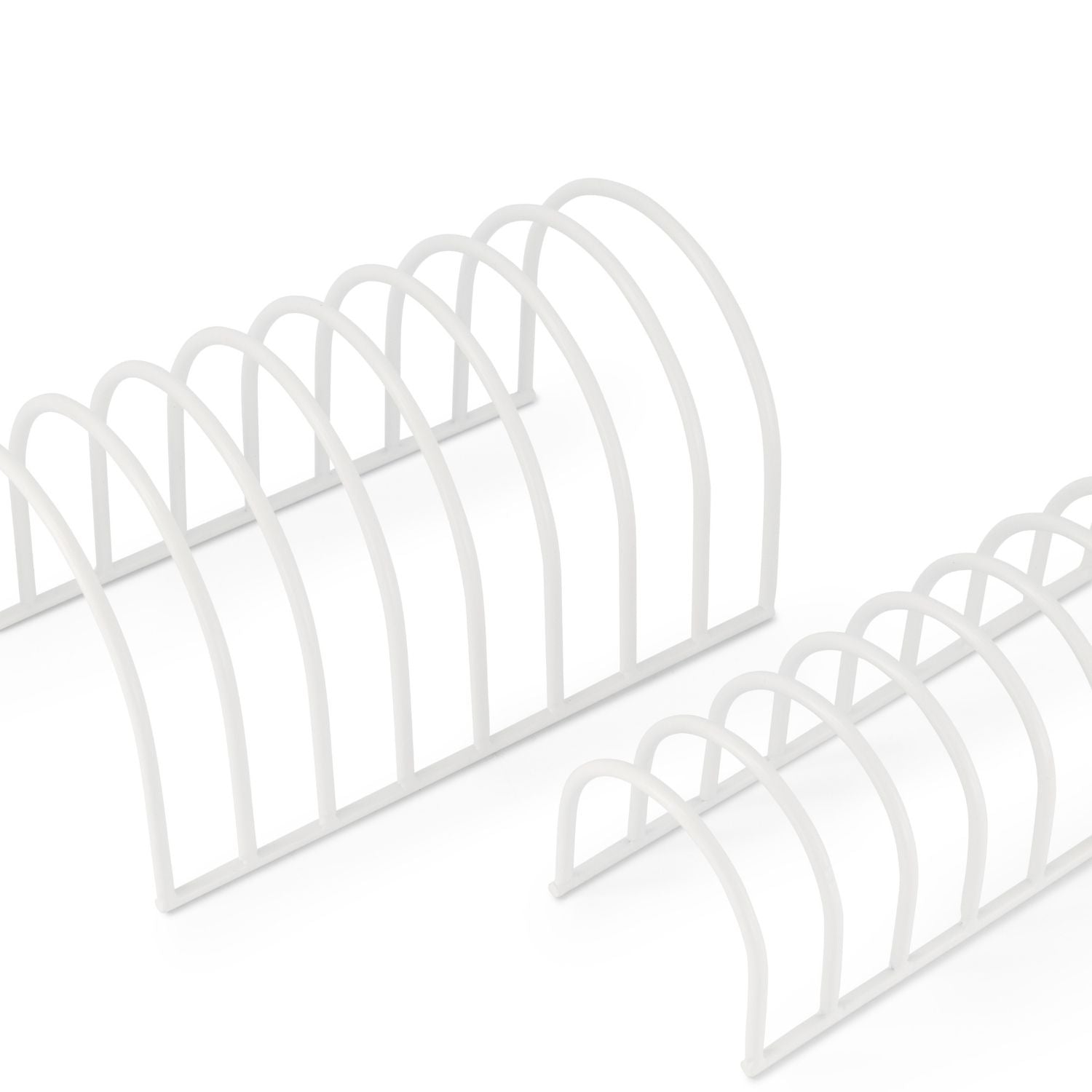 DESIGNSTUFF Dish Drainer, White (Set of 2)