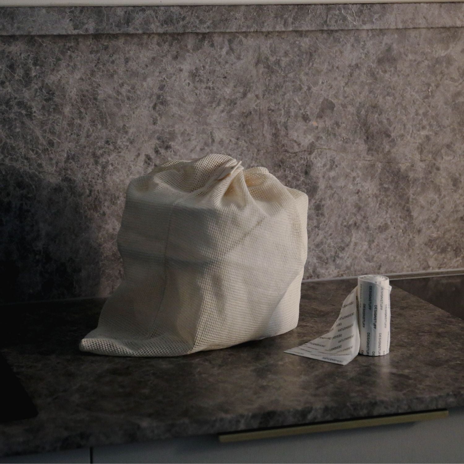 DESIGNSTUFF Compost Bin 7L, White