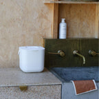 DESIGNSTUFF Compost Bin 7L, White