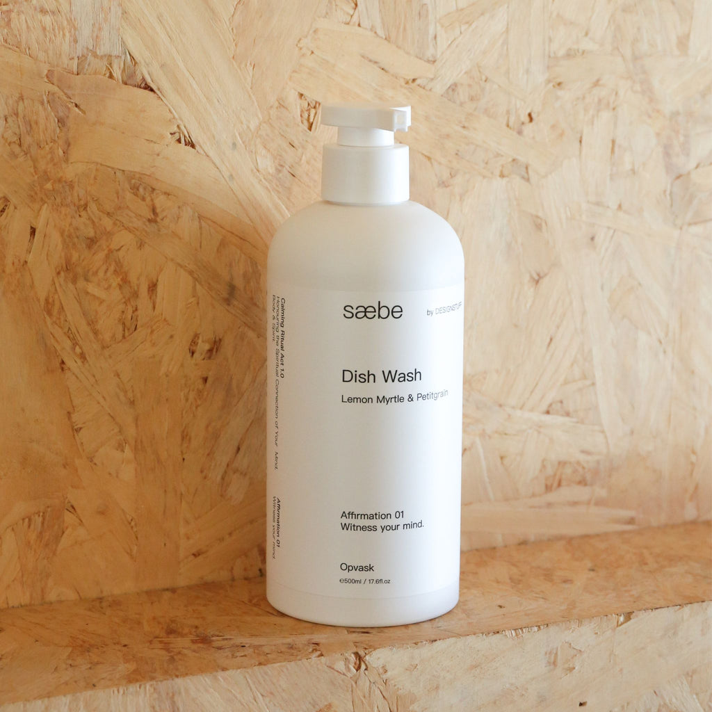 Saebe by DESIGNSTUFF Dish Wash, Lemon Myrtle & Petitgrain, 500ml