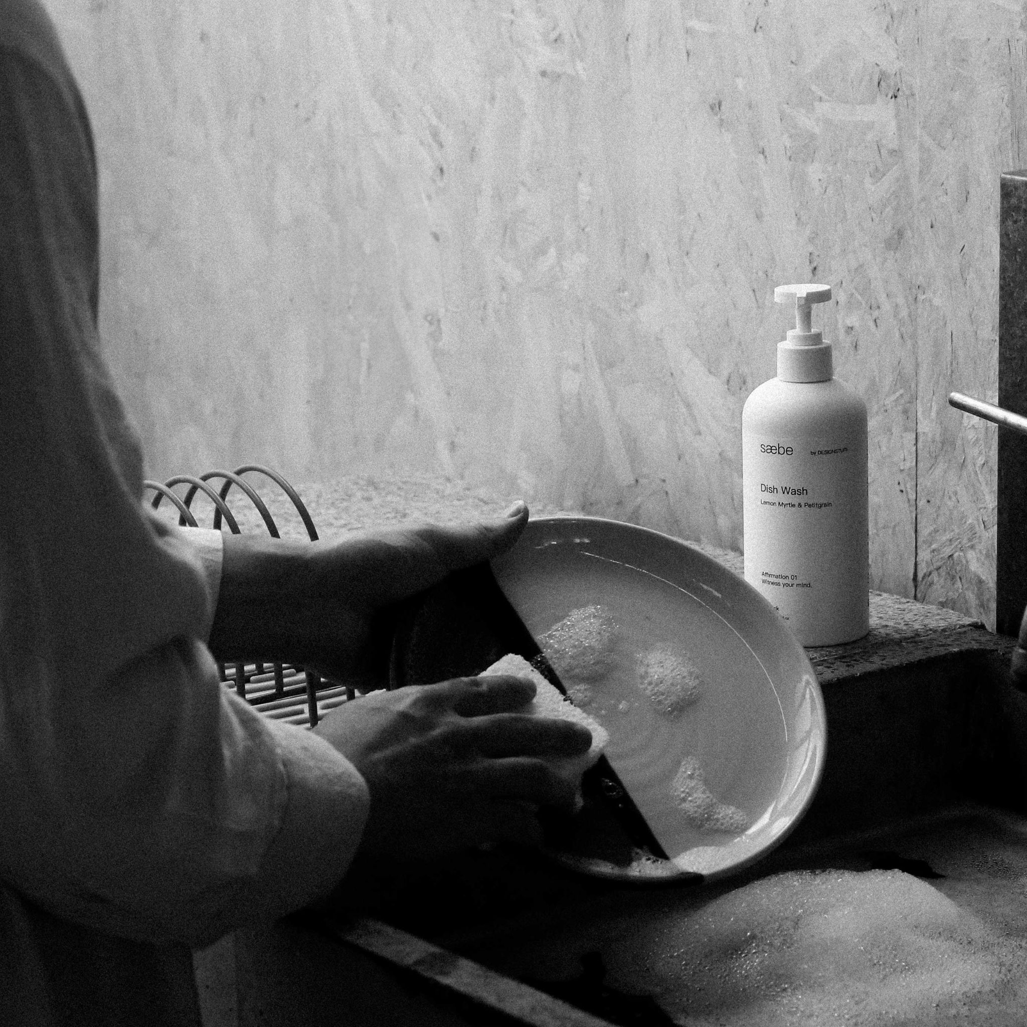 Saebe by DESIGNSTUFF Dish Wash, Lemon Myrtle & Petitgrain, 500ml