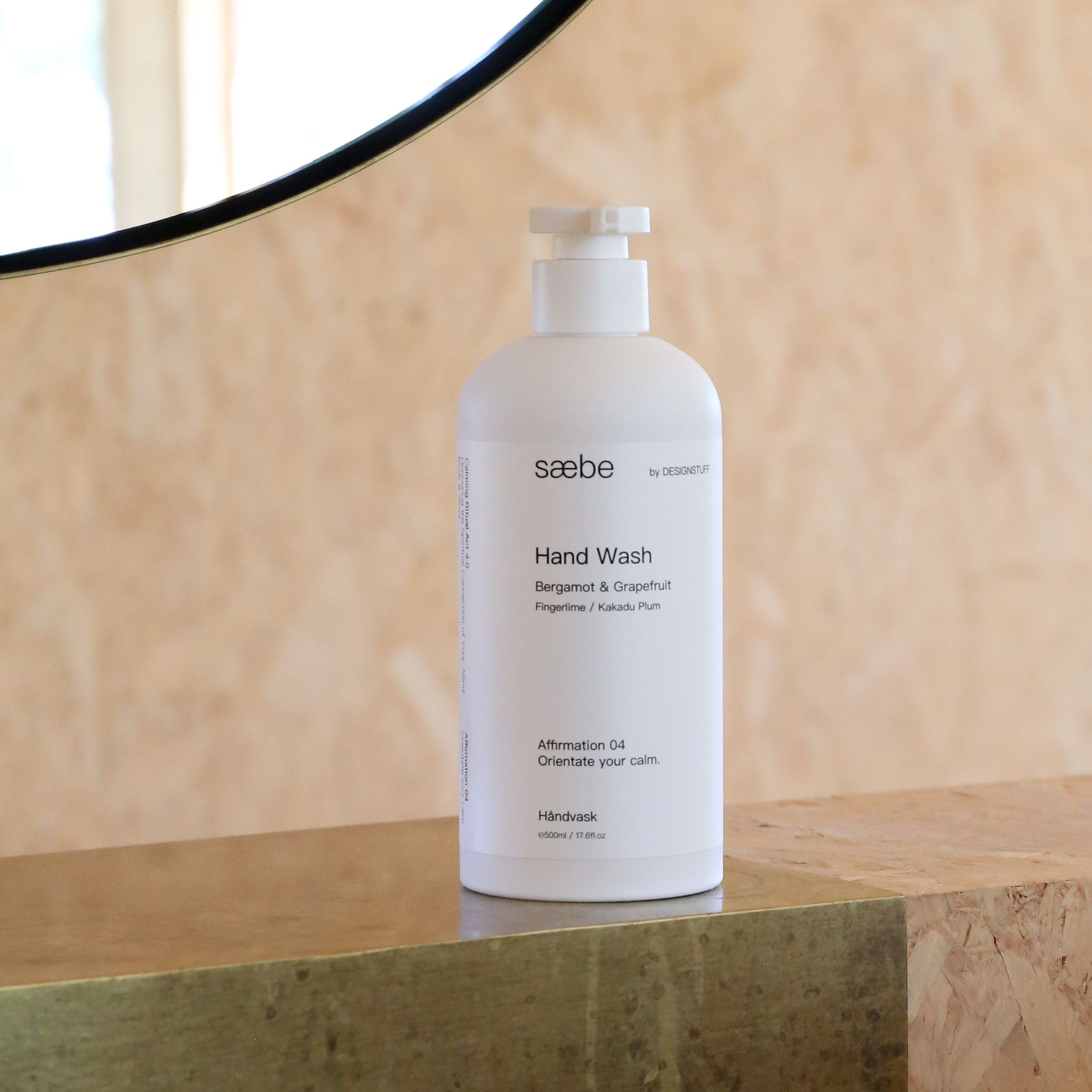 Saebe by DESIGNSTUFF Hand Wash, Bergamot & Grapefruit, 500 ml