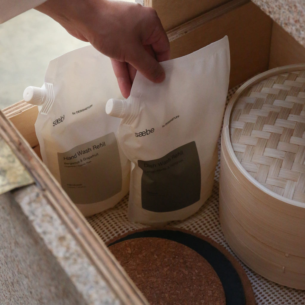 Saebe by DESIGNSTUFF Dish Wash Refill, Lemon Myrtle & Petitgrain, 1L