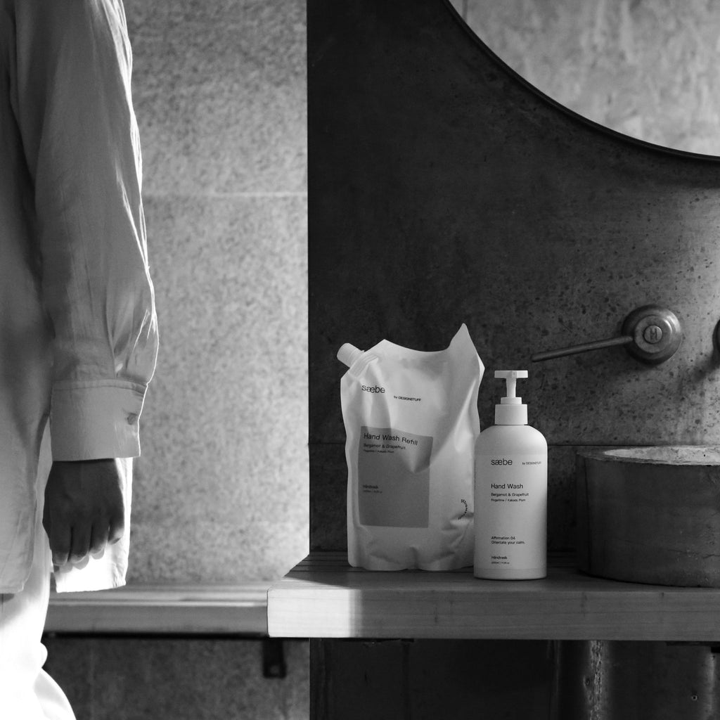 Saebe by DESIGNSTUFF Hand Wash Refill, Bergamot & Grapefruit, 1L