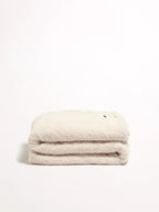 HOMMEY Faux Fur Throw Blanket - Marshmallow