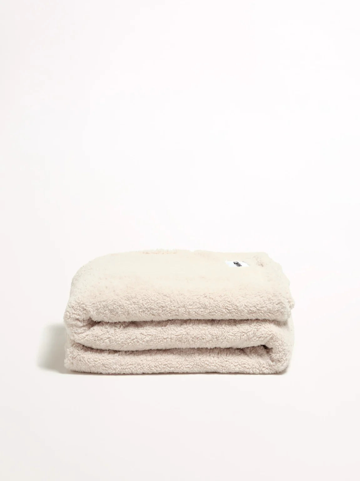 HOMMEY Faux Fur Throw Blanket - Marshmallow