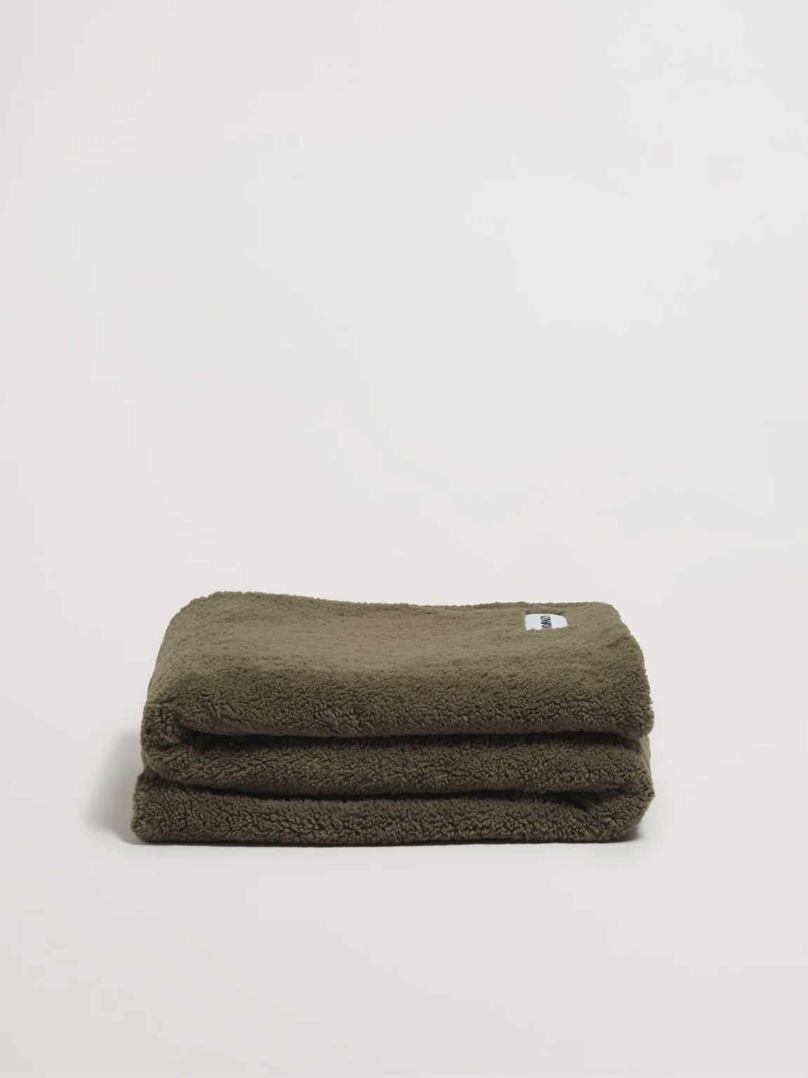 HOMMEY Faux Fur Throw Blanket - Olive