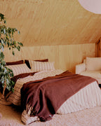 HOMMEY Merino Alpaca Throw - Cocoa