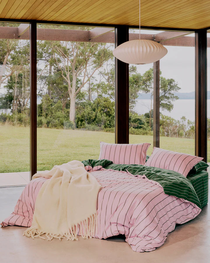 HOMMEY Merino Alpaca Throw - Natural