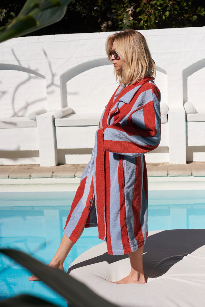 HOMMEY Robe - Picnic Stripes