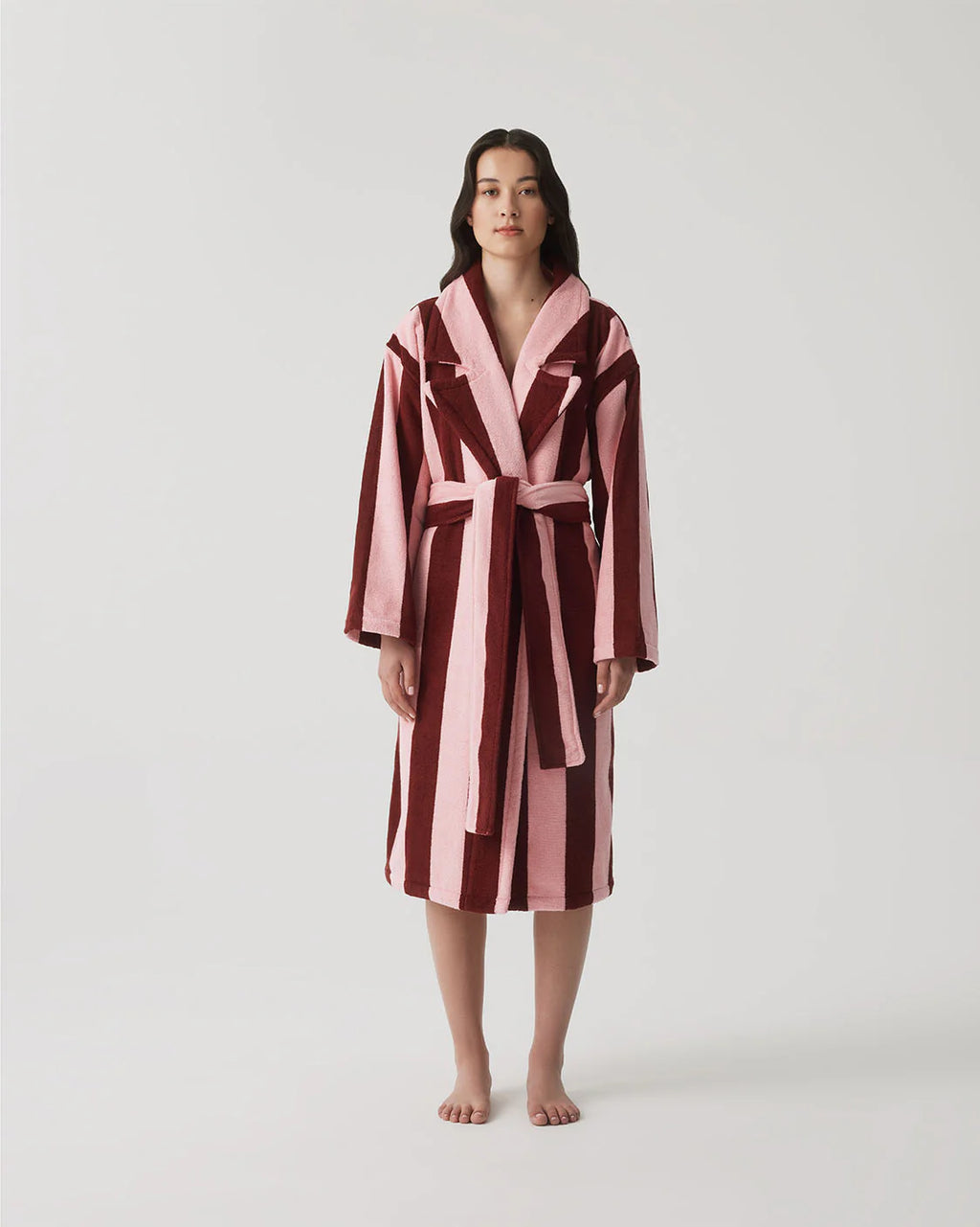 HOMMEY Robe - Rocky Road Stripes