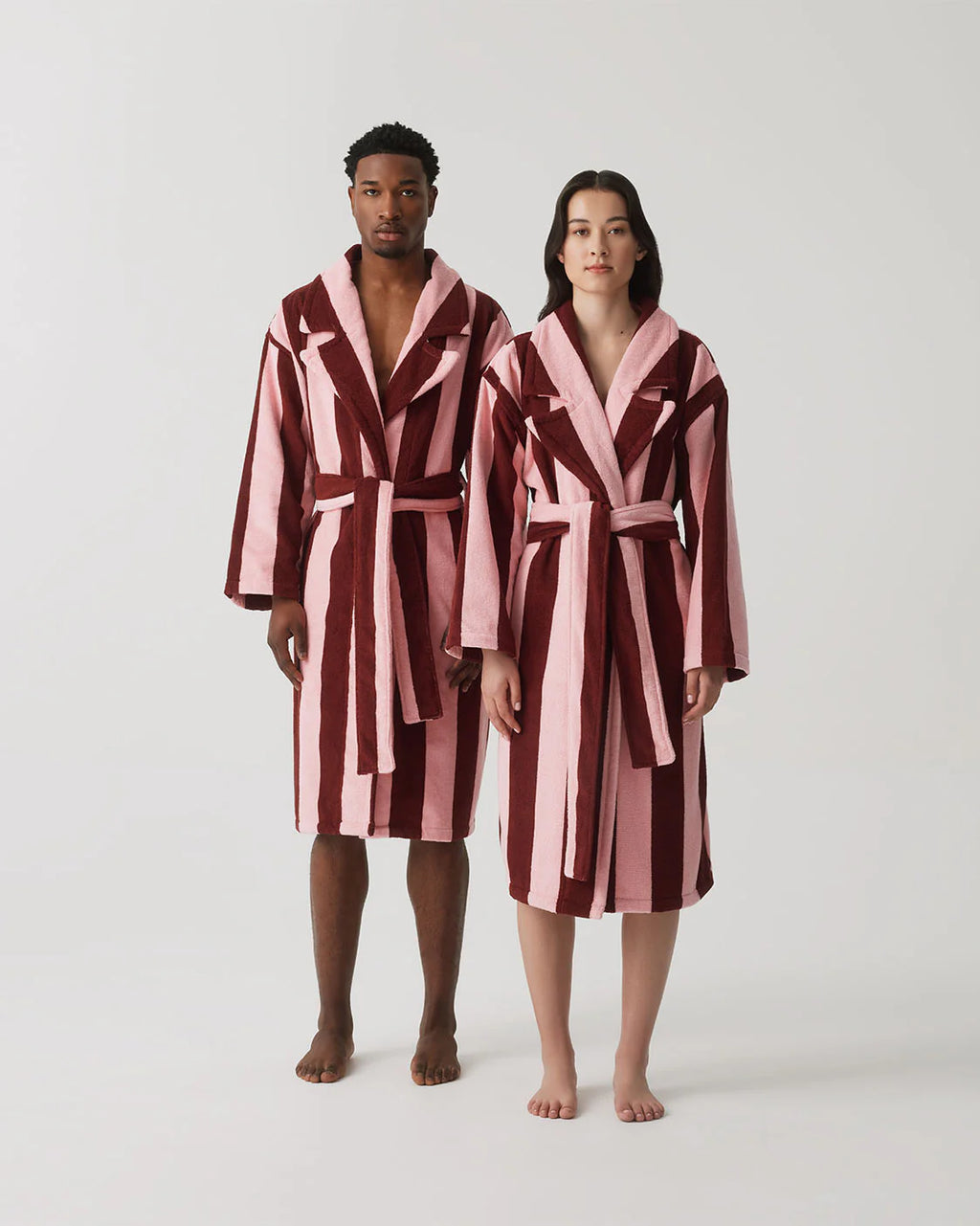 HOMMEY Robe - Rocky Road Stripes
