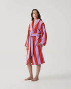 HOMMEY Robe - Grapefruit Stripes