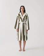 HOMMEY Robe - Matcha Stripes