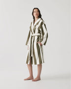 HOMMEY Robe - Matcha Stripes