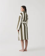 HOMMEY Robe - Matcha Stripes