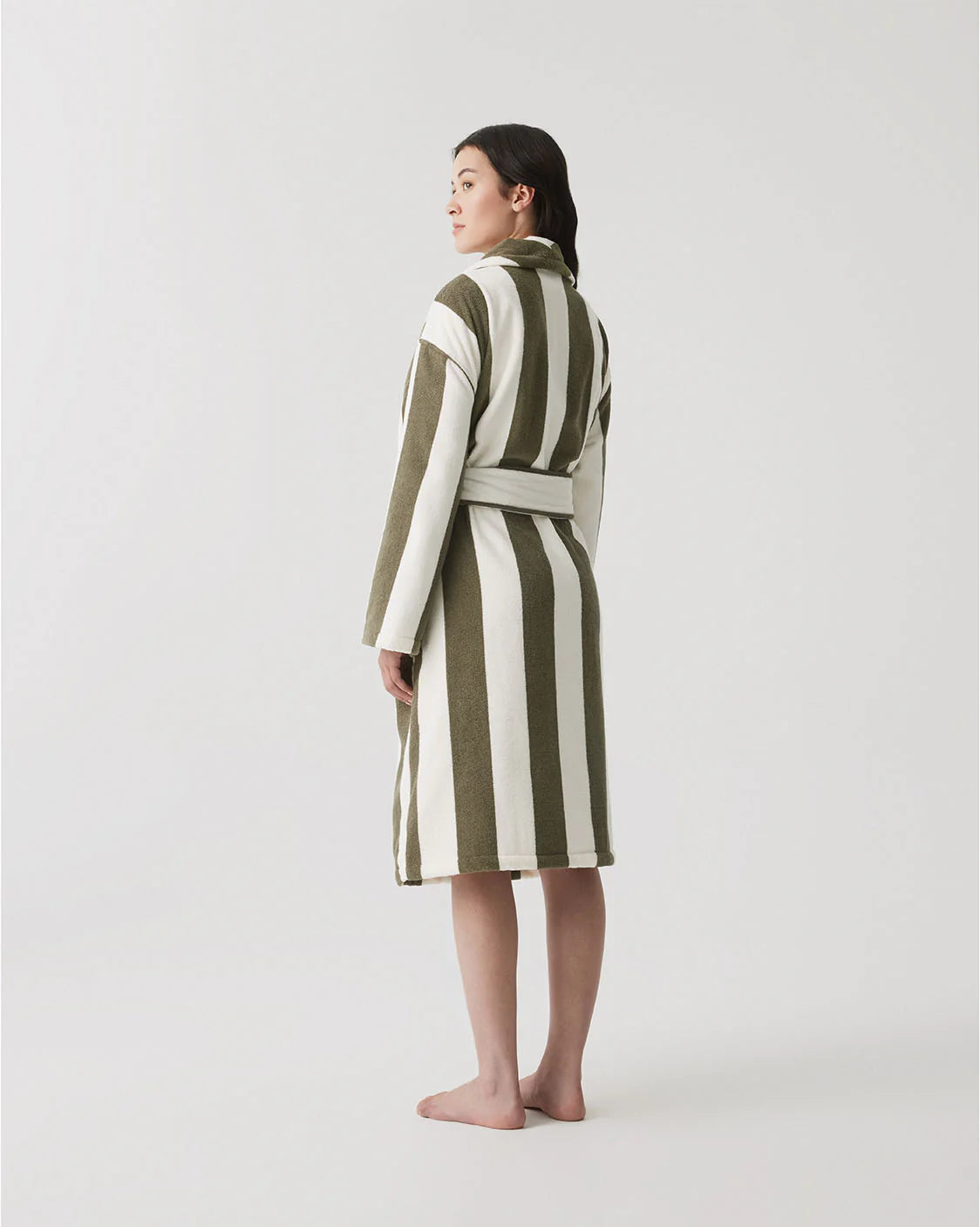 HOMMEY Robe - Matcha Stripes