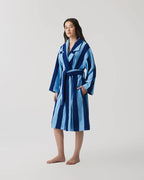 HOMMEY Robe - Blueberry Stripes