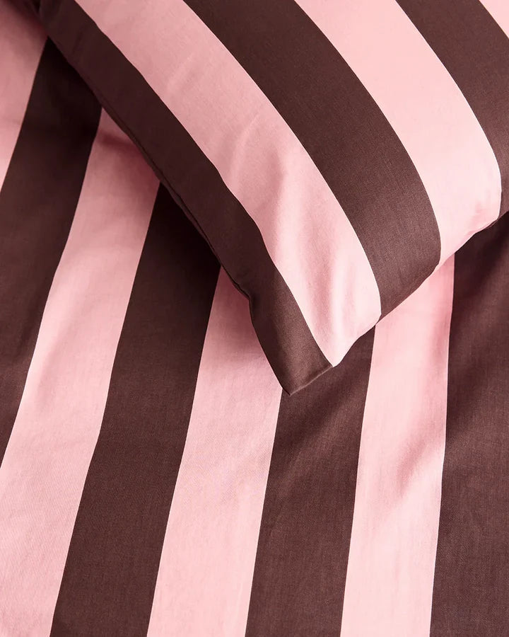 HOMMEY Pillowcase Pair - Rocky Road Stripes