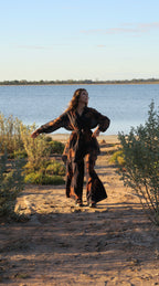 Jaya Flower Wrap Dress