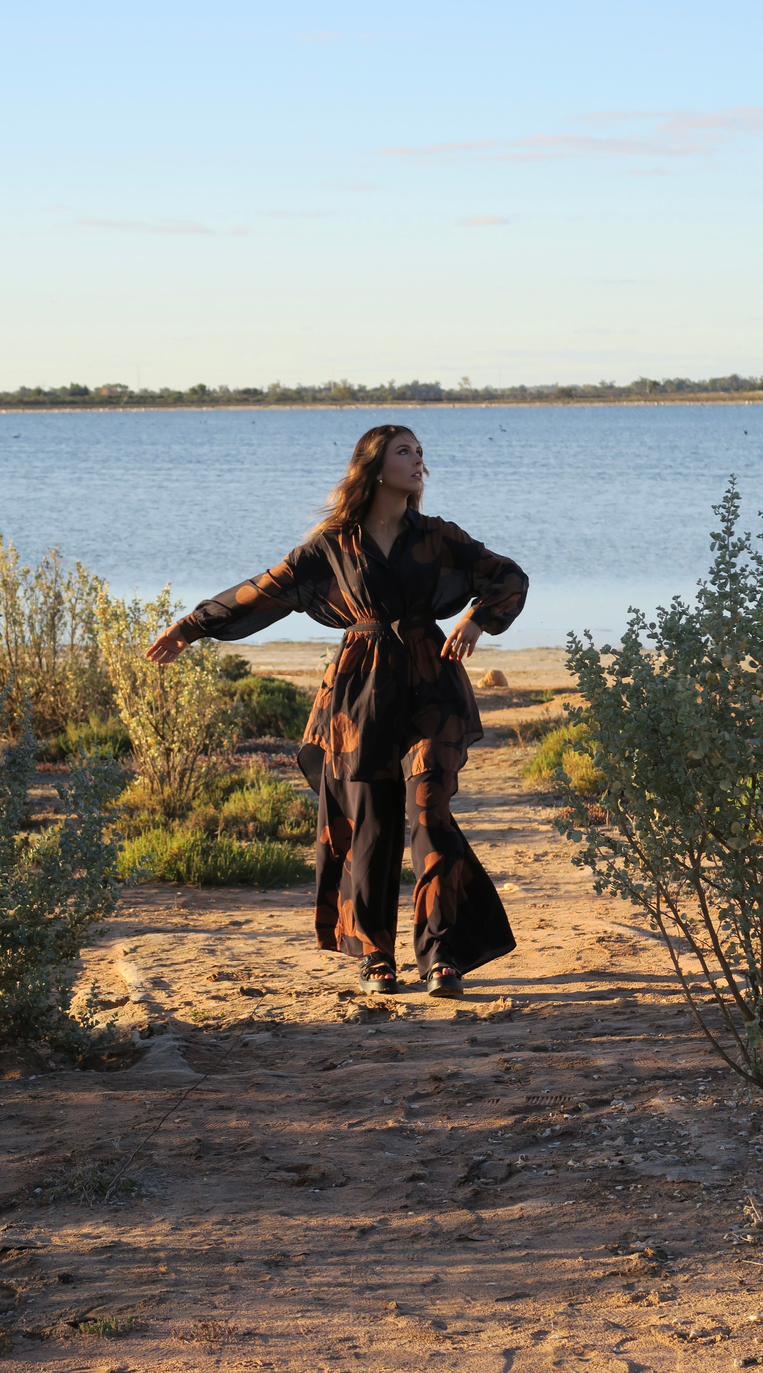 Jaya Flower Wrap Dress