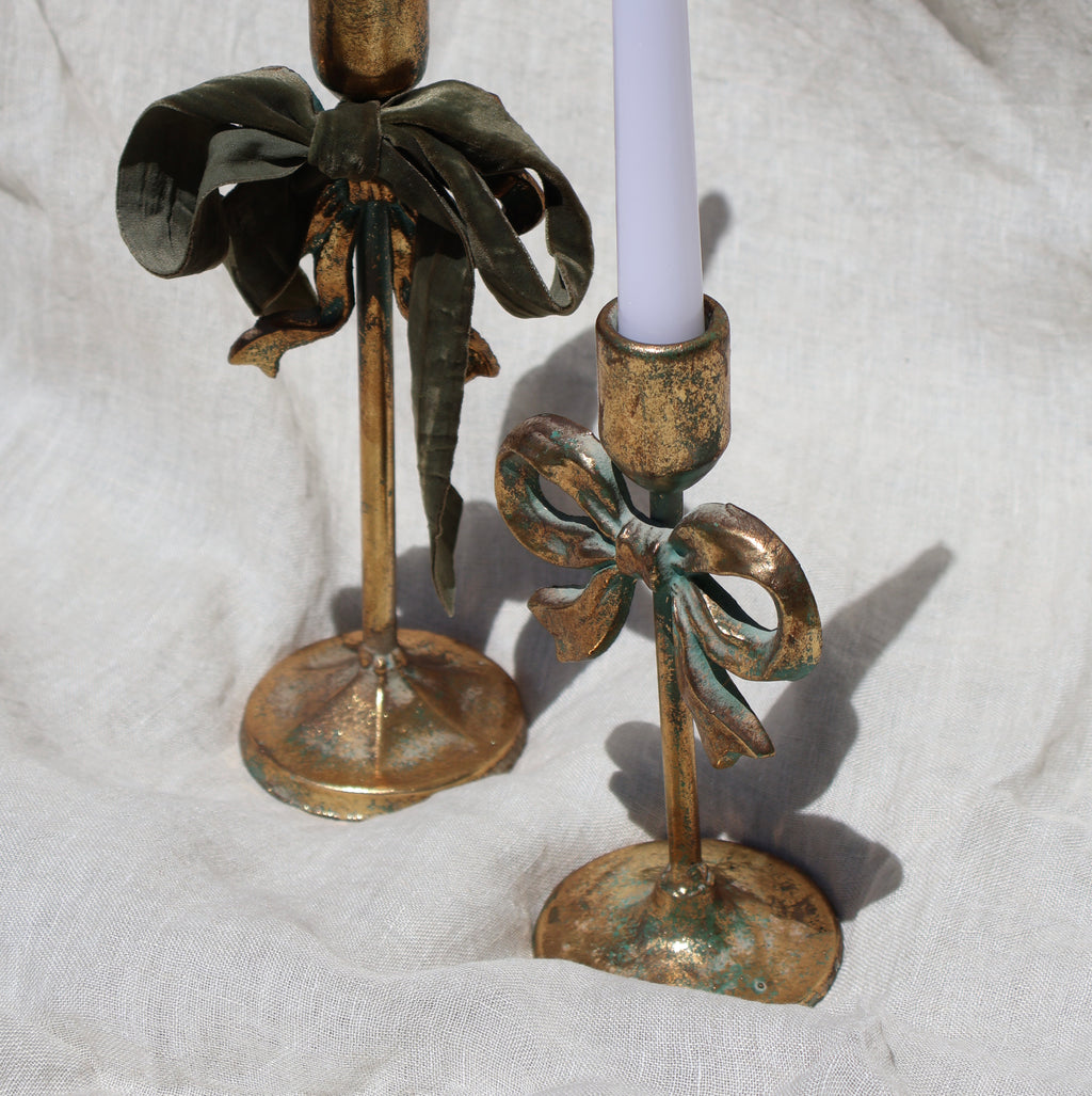 Bow Design Candleholder Small