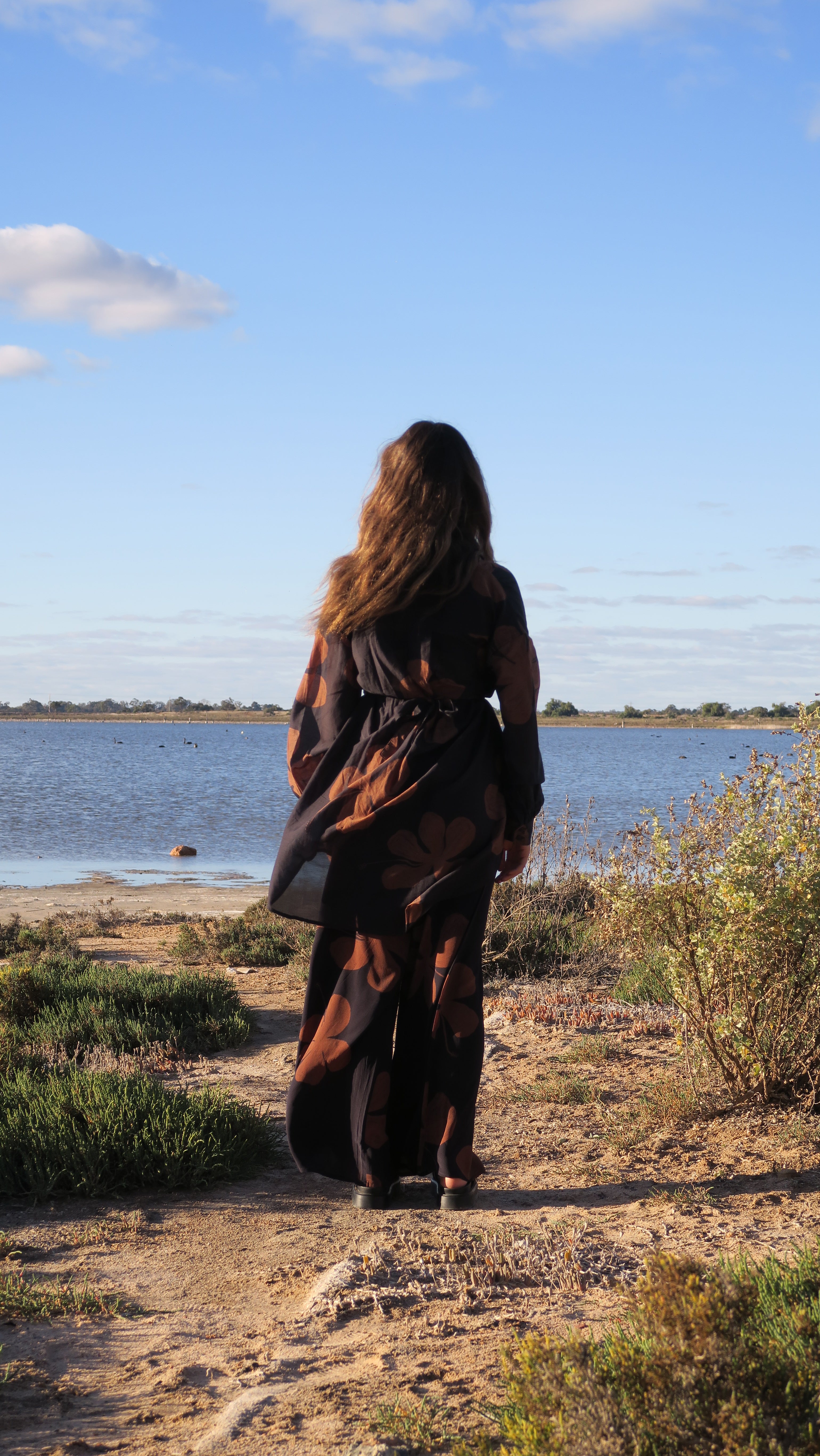 Jaya Flower Wrap Dress