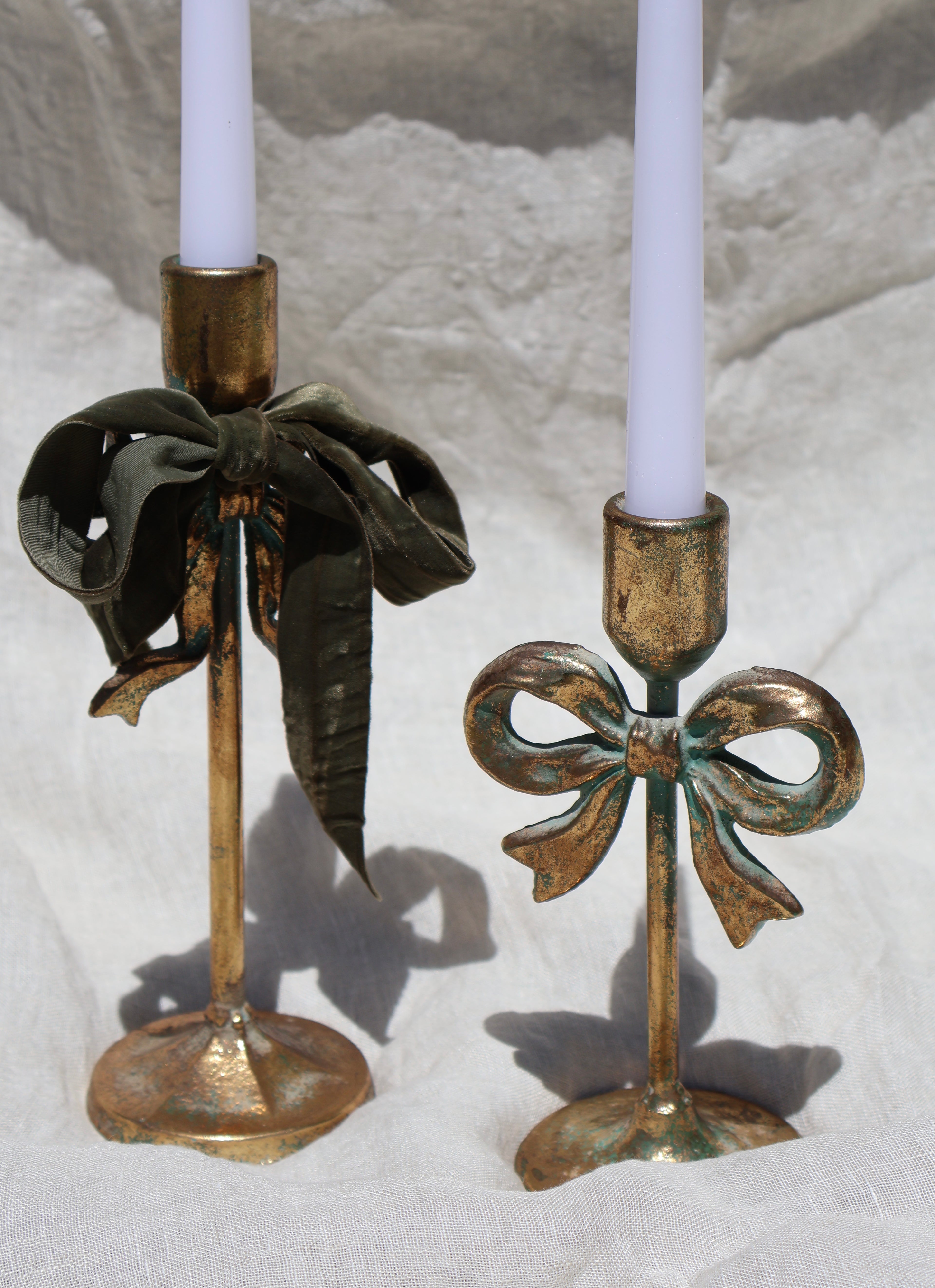 Bow Design Candleholder Small