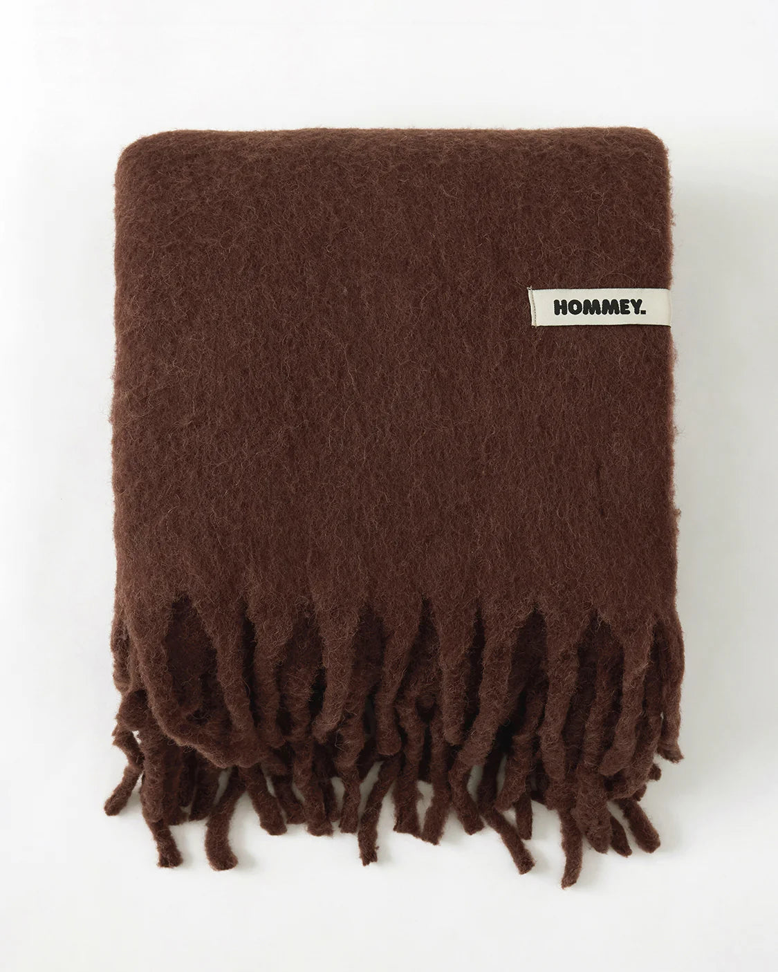 HOMMEY Merino Alpaca Throw - Cocoa