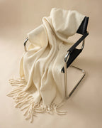HOMMEY Merino Alpaca Throw - Natural