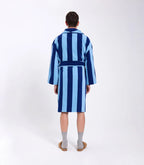 HOMMEY Robe - Blueberry Stripes