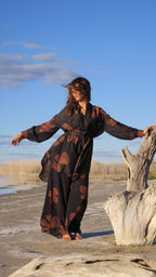 Jaya Flower Wrap Dress