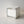 DESIGNSTUFF Square Tissue Box w/ Metal lid, White/White