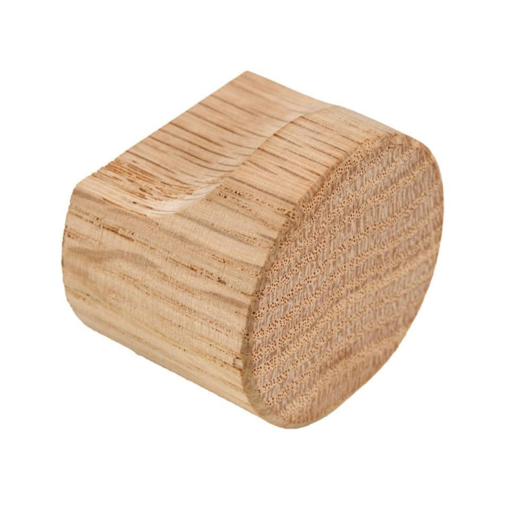 DESIGNSTUFF Crest Hook, Small, Oak