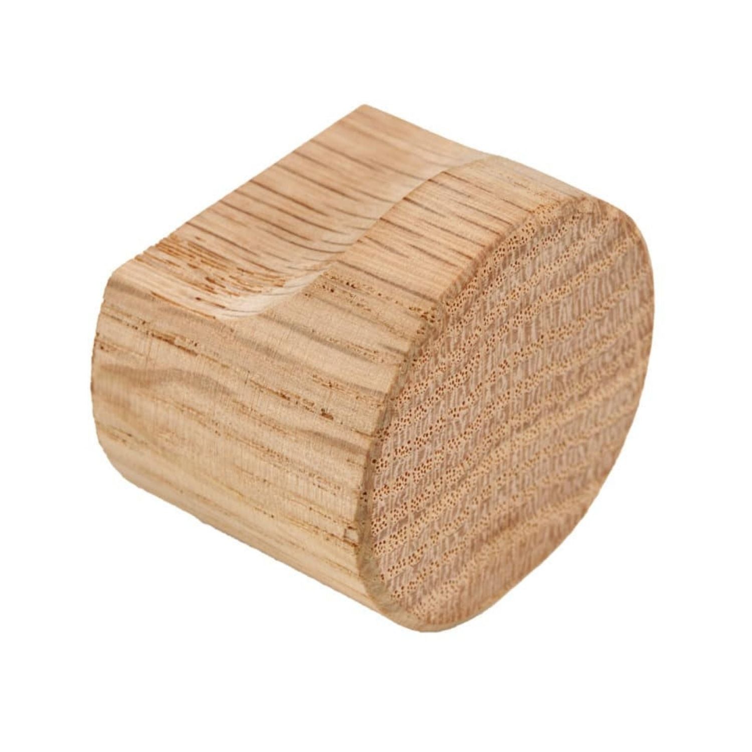 DESIGNSTUFF Crest Hook, Small, Oak