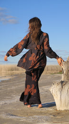 Jaya Flower Wrap Dress