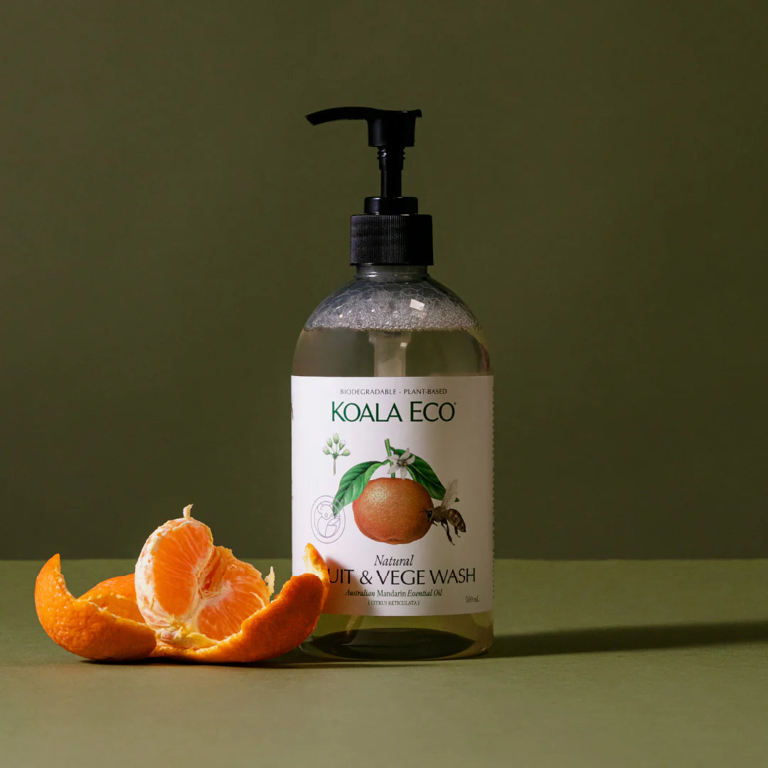 NEW Natural Fruit & Vege Wash - Mandarin Essential Oil