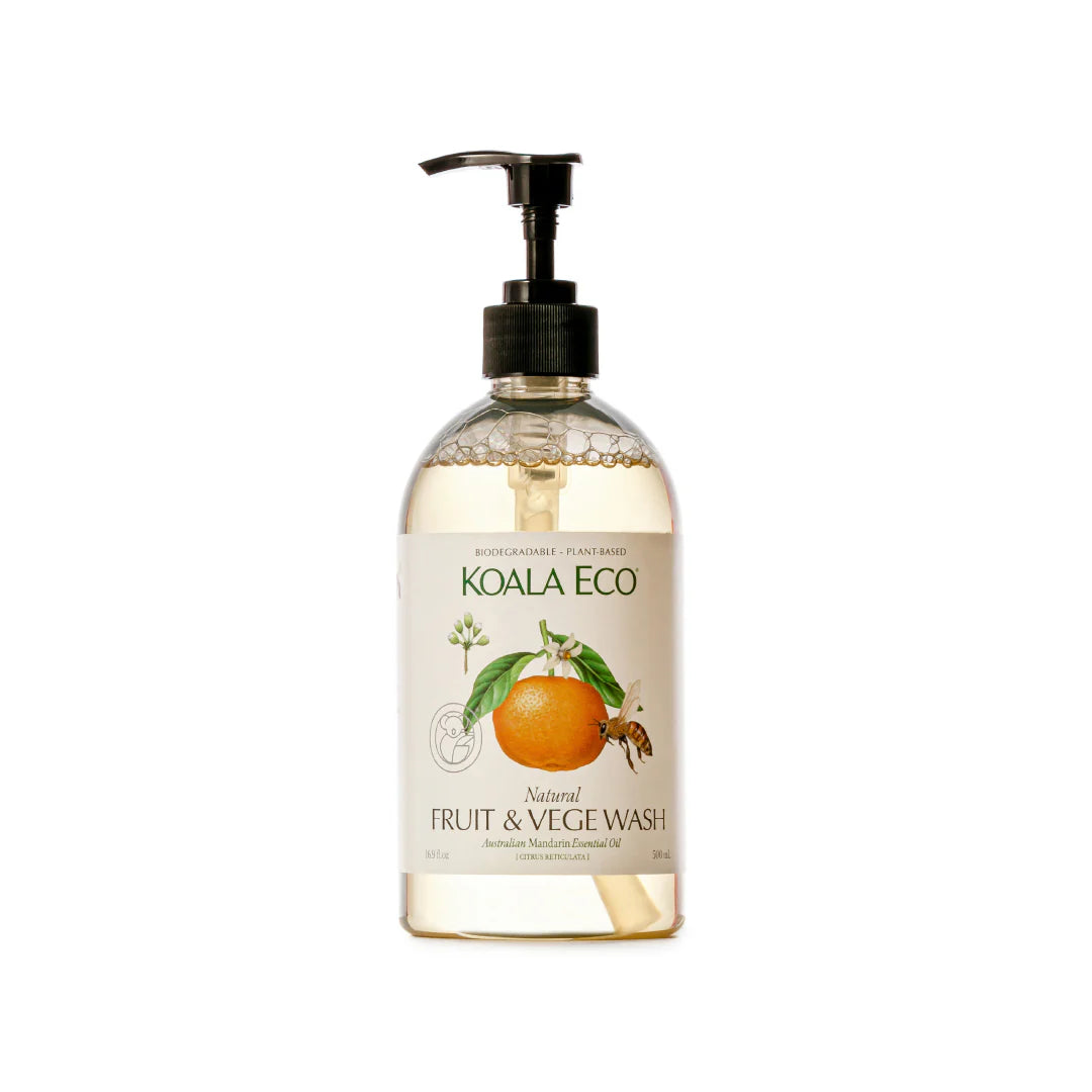 NEW Natural Fruit & Vege Wash - Mandarin Essential Oil