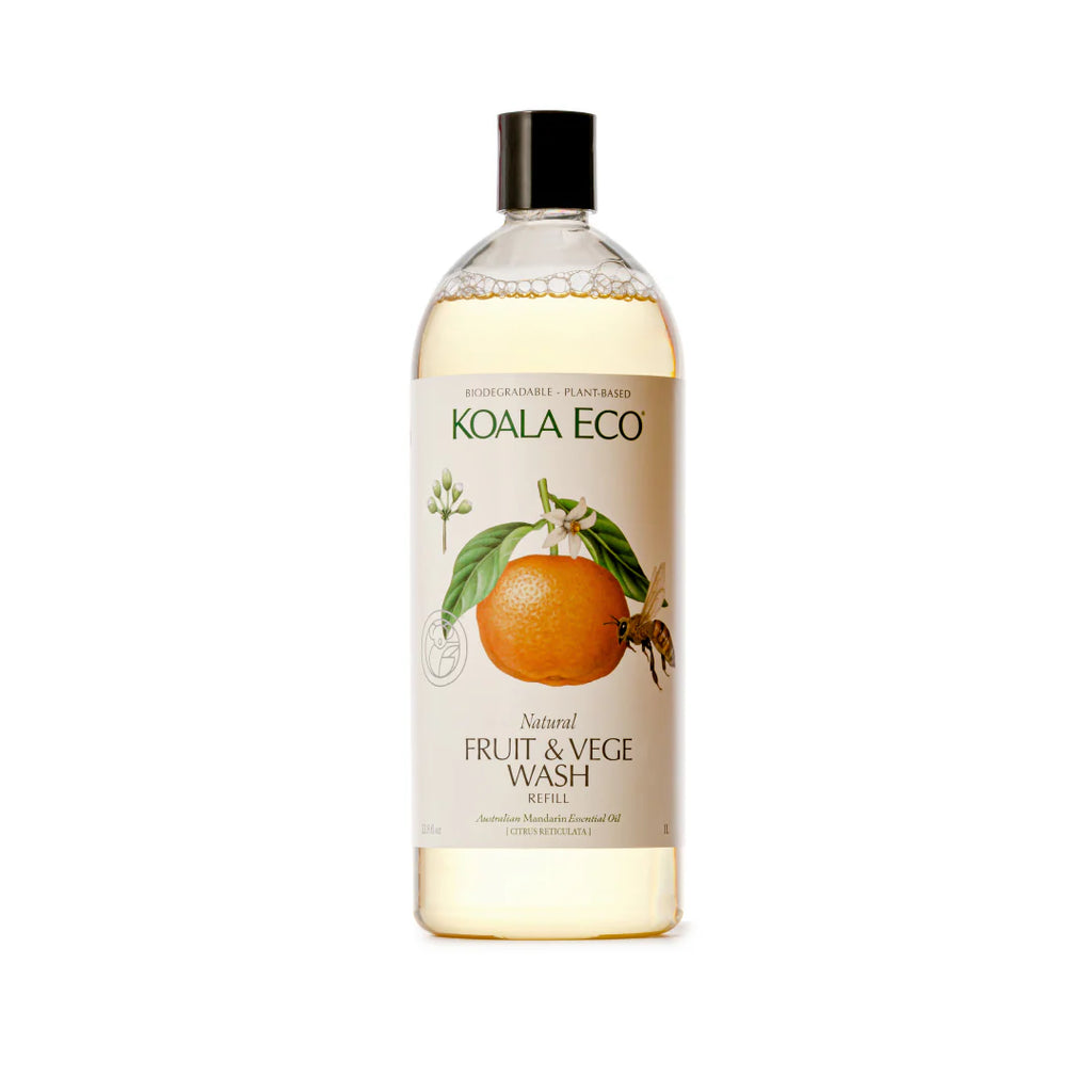 NEW Natural Fruit & Vege Wash - Mandarin Essential Oil