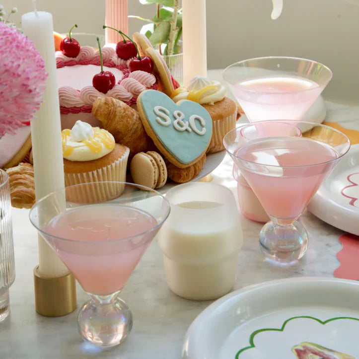 Aura Iridescent Martini Glasses - Set of 2