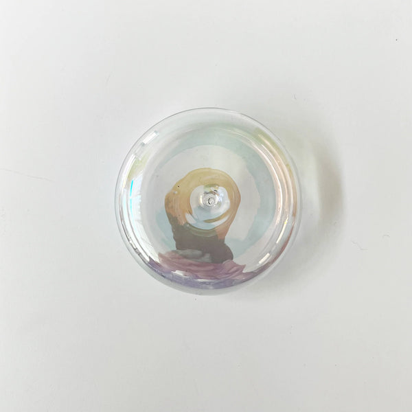Glass Vessel Incense Holder | Iridescent