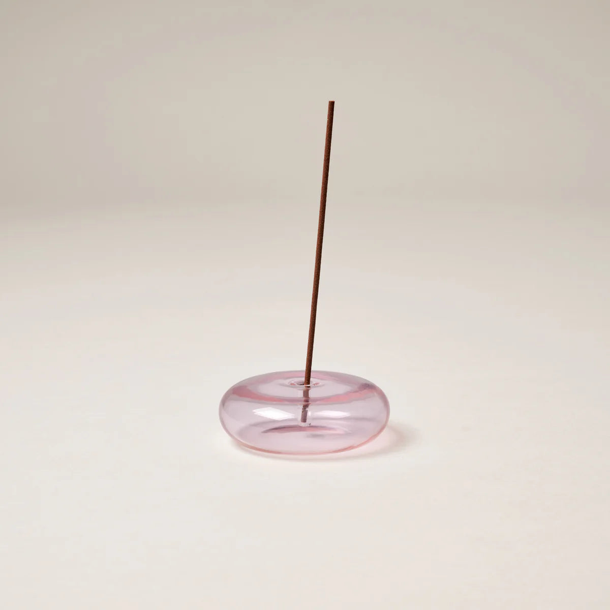 Glass Vessel Incense Holder | Pink