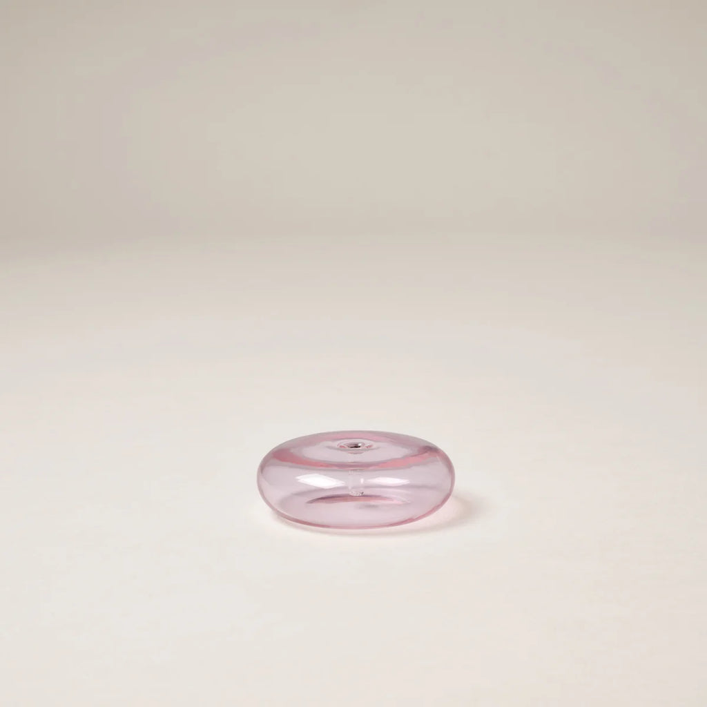 Glass Vessel Incense Holder | Pink