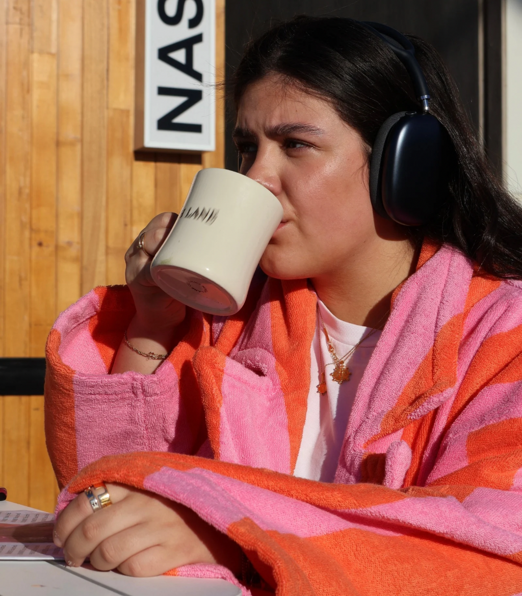 HOMMEY Robe - Sherbet Stripes