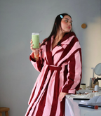 HOMMEY Robe - Rocky Road Stripes