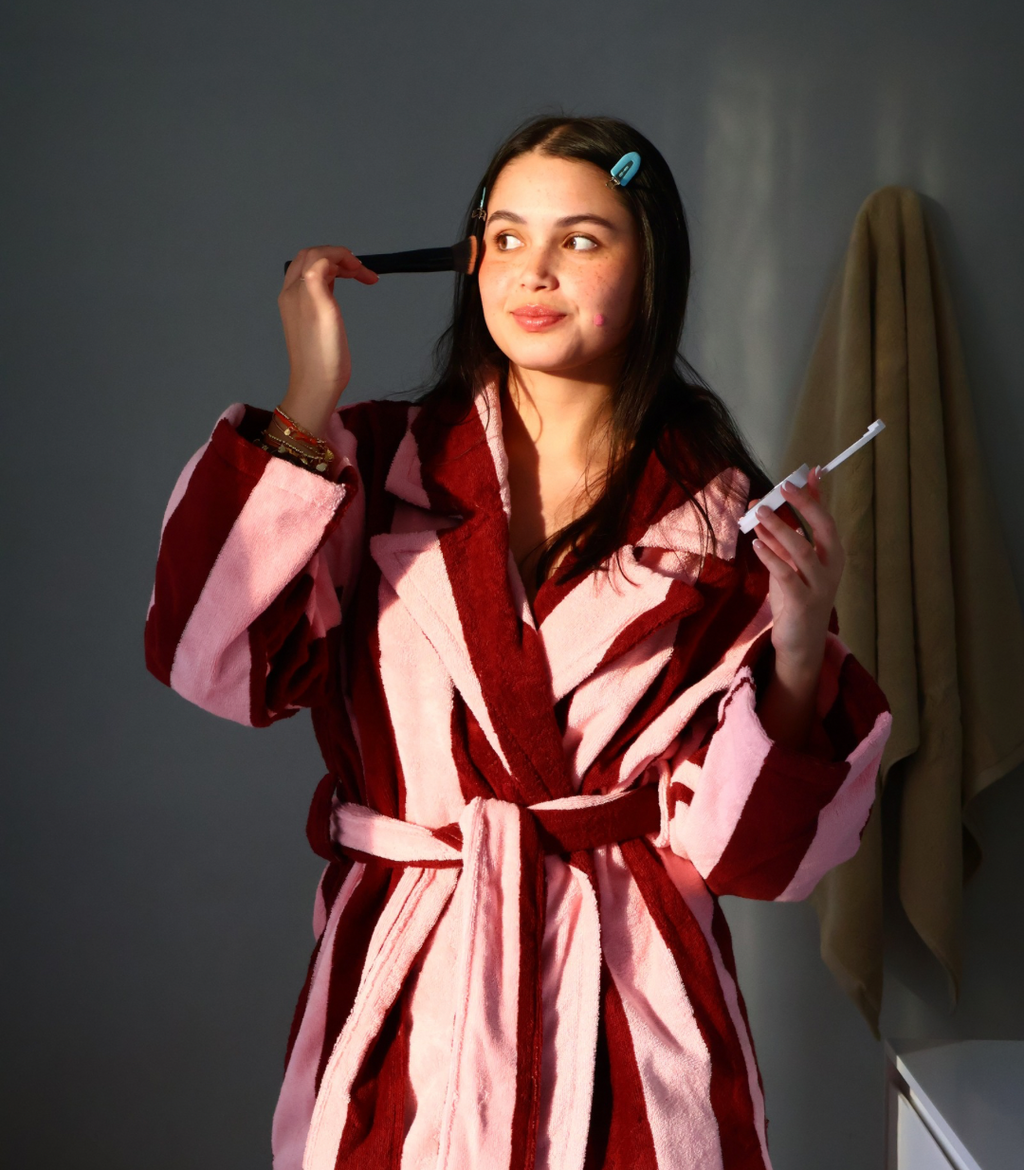 HOMMEY Robe - Rocky Road Stripes