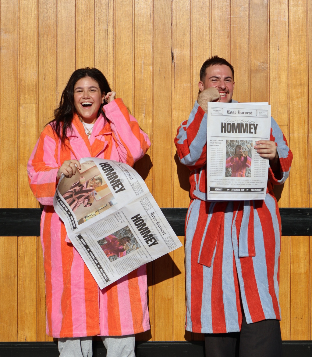 HOMMEY Robe - Picnic Stripes